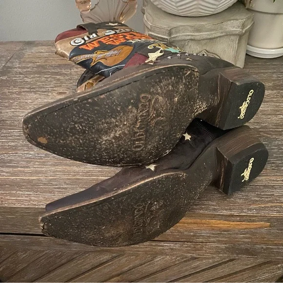 Old Gringo Paradise Vesuvio Leather Handmade Cowgirl Western Boot Womens 8.5 - Picture 8 of 14